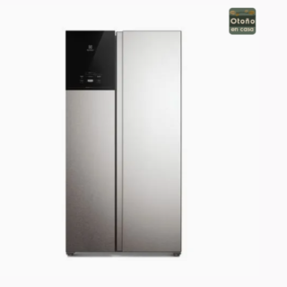 Refrigerador Electrolux 624L No Frost Side by Side Inverter Efficient AutoSense ES60S Inox