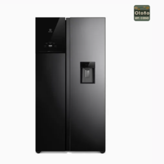 Refrigerador Electrolux 526L No Frost Side by Side Inverter AutoSense ES50WB Negro