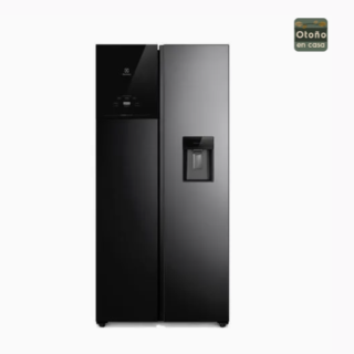 Refrigerador Electrolux 436L No Frost Side by Side Inverter AutoSense ES40WB Negro