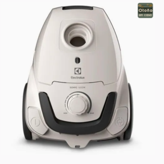 Aspiradora con Bolsa Electrolux 1600W Triple Filter Experience Sonic BGG10 Blanca