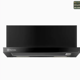 Campana de Cocina Extractora Electrolux Retráctil 60cm Efficient Luz LED DE6RI Negra