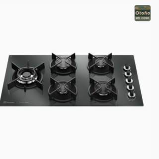 Encimera a Gas 5 Quemadores Electrolux Home Pro Cocción Precisa y Quemador Desplazado KE5HP