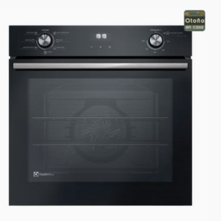 Horno Empotrable Eléctrico Electrolux 80 Litros Convección y PerfectCook360 OE8EH Negro
